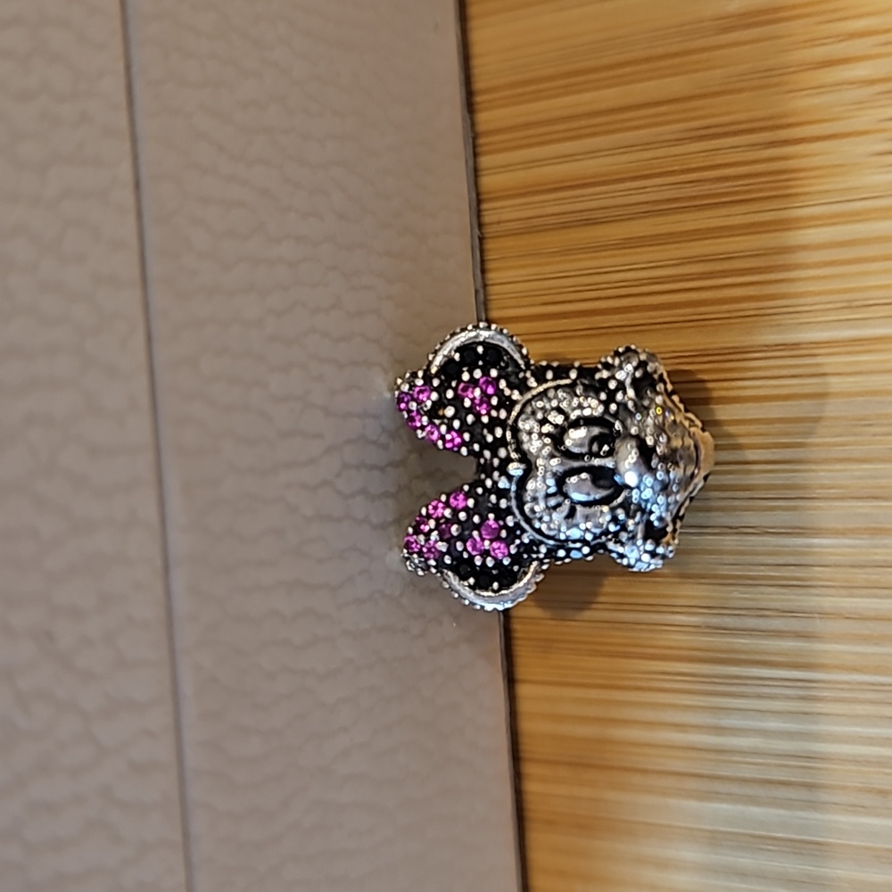 Disney Minnie Mouse Head Pandora Style Charm